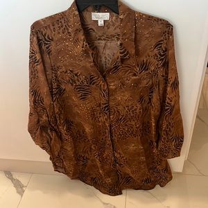 Brown Zebra/Cheetah Print